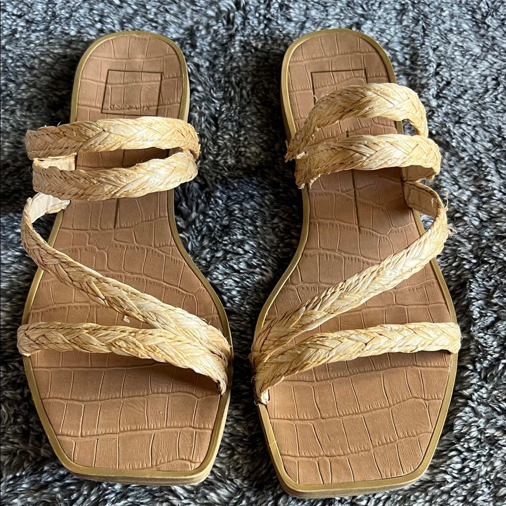 Dolce Vita Braided Tan Sandals